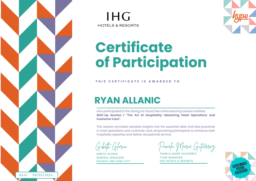 Hotel Operations and Customer Care